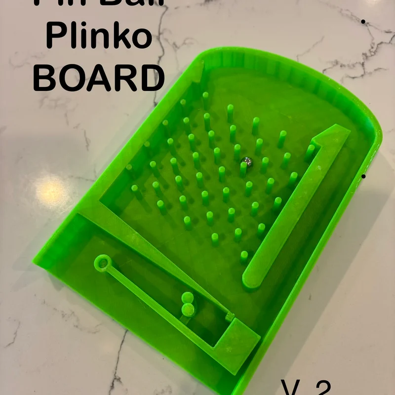 Bảng trò chơi Plinko (Pin Ball) tự in 3D giải trí tại nhà