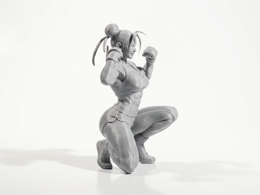 Mô hình tượng nữ vận động viên Strong Babe in 3D - Image 2