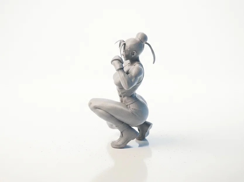 Mô hình tượng nữ vận động viên Strong Babe in 3D - Image 4