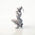 Mô hình tượng nữ vận động viên Strong Babe in 3D - Thumbnail 4
