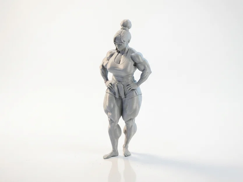 Mô hình tượng nữ giới khỏe khoắn in 3D - Strong Lady Pose - Image 1
