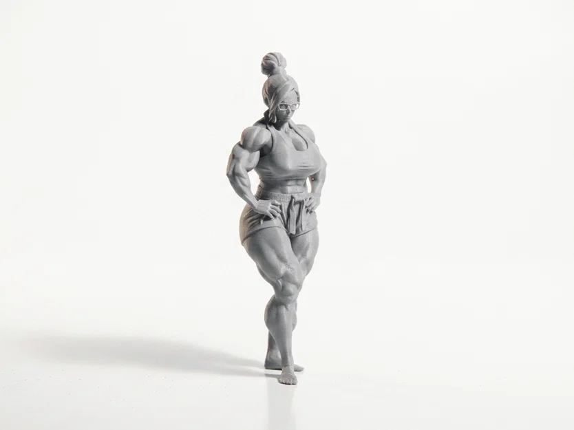Mô hình tượng nữ giới khỏe khoắn in 3D - Strong Lady Pose - Image 2