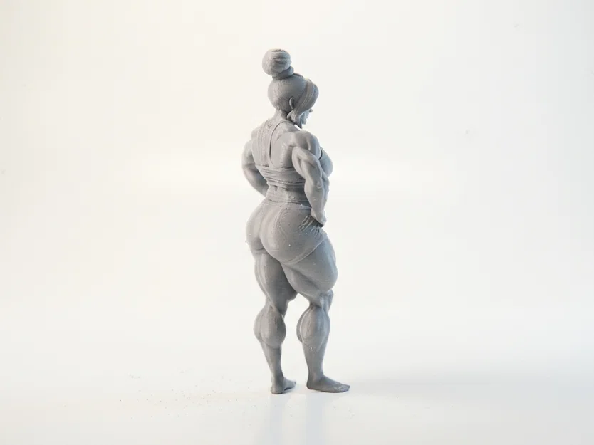 Mô hình tượng nữ giới khỏe khoắn in 3D - Strong Lady Pose - Image 3