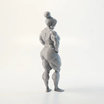 Mô hình tượng nữ giới khỏe khoắn in 3D - Strong Lady Pose