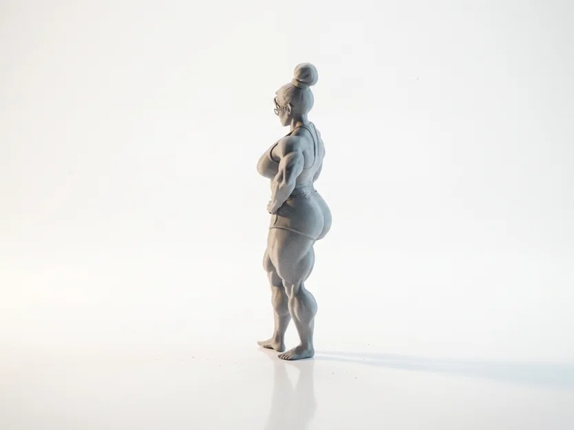 Mô hình tượng nữ giới khỏe khoắn in 3D - Strong Lady Pose - Image 4