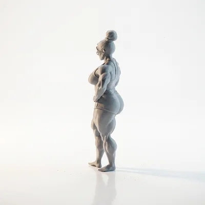 Mô hình tượng nữ giới khỏe khoắn in 3D - Strong Lady Pose