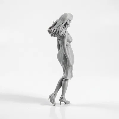 Mô hình tượng nữ Strutting Lady - File 3D Printable