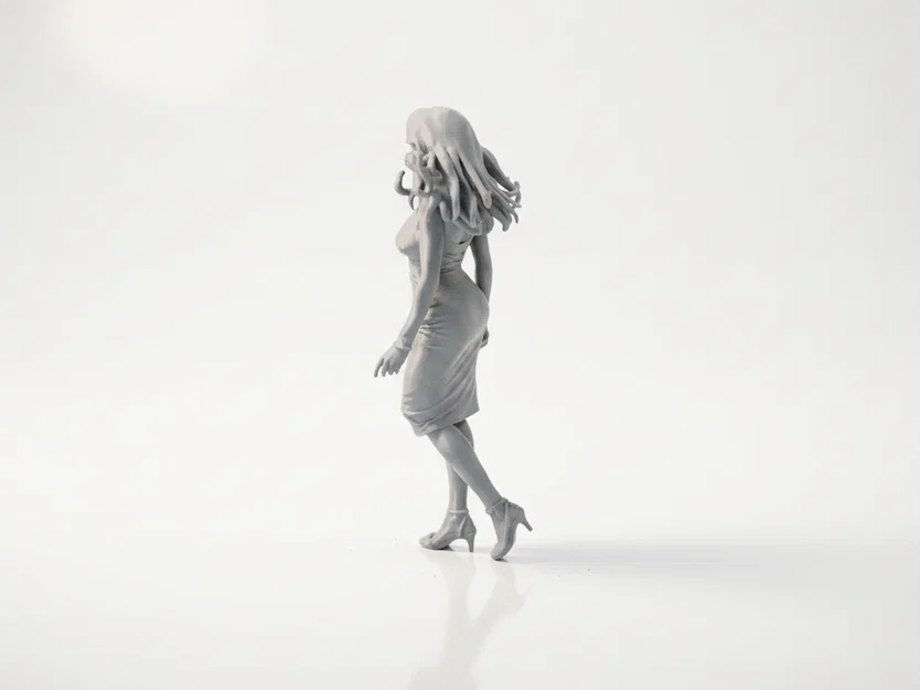 Mô hình tượng nữ Strutting Lady - File 3D Printable - Image 4