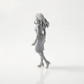 Mô hình tượng nữ Strutting Lady - File 3D Printable - Thumbnail 4