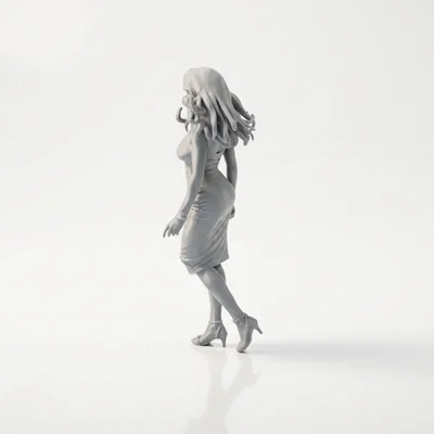 Mô hình tượng nữ Strutting Lady - File 3D Printable