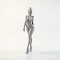 Mô hình tượng cô gái bước đi kiêu sa (Strutting Lady) - File in 3D - Thumbnail 2