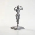 Mô hình tượng nữ vận động viên cơ bắp - File in 3D - Thumbnail 2
