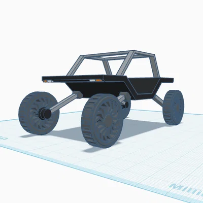 Mô hình xe địa hình Buggy in 3D - Tự tay thiết kế và trang trí