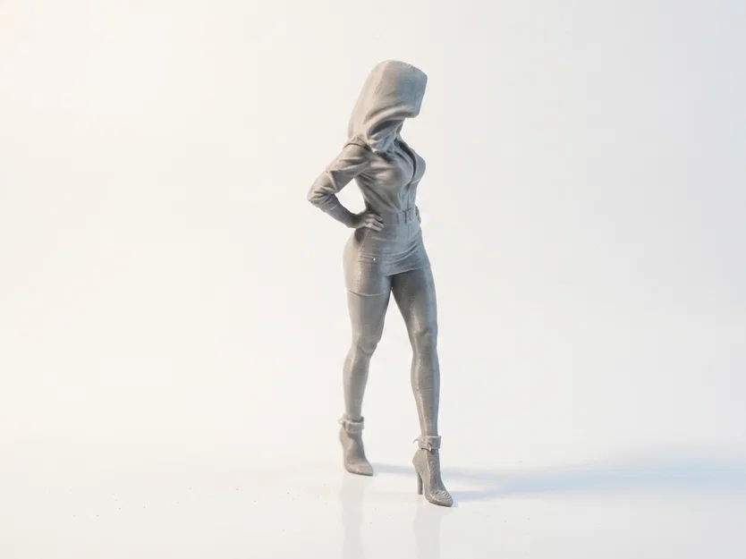 Mô hình tượng nữ nhân kiêu sa - Tệp in 3D (Strutting Lady Figurine) - Image 3
