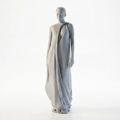 Mô hình 3D quý cô mặc váy sang trọng (Stylish Lady Gown)