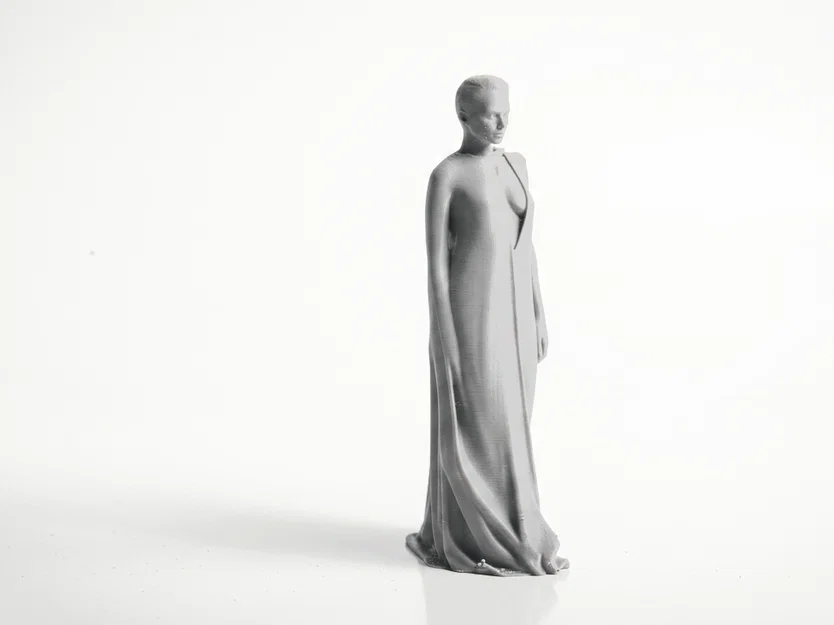 Mô hình 3D quý cô mặc váy sang trọng (Stylish Lady Gown) - Image 2