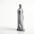Mô hình 3D quý cô mặc váy sang trọng (Stylish Lady Gown) - Thumbnail 2