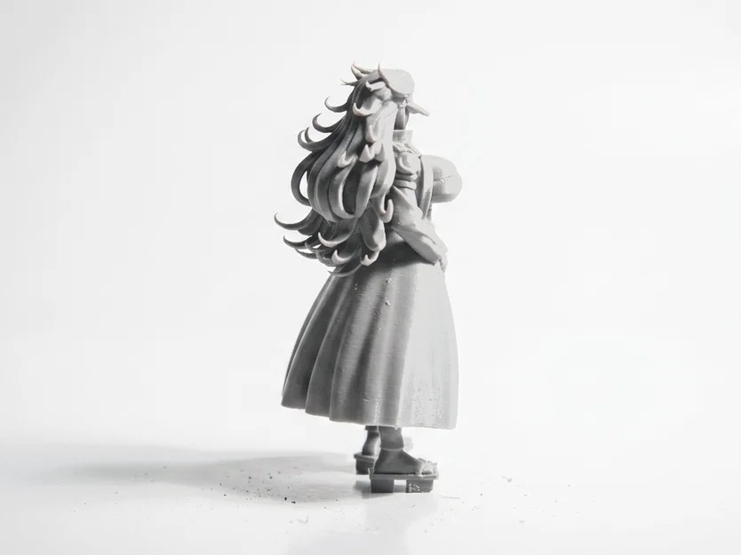 Mô hình Chiến binh Anime Nữ - Mẫu in 3D nghệ thuật - Image 3