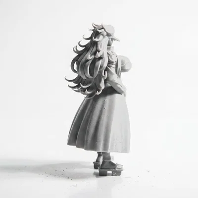 Mô hình Chiến binh Anime Nữ - Mẫu in 3D nghệ thuật