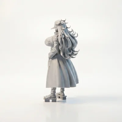 Mô hình Chiến binh Anime Nữ - Mẫu in 3D nghệ thuật