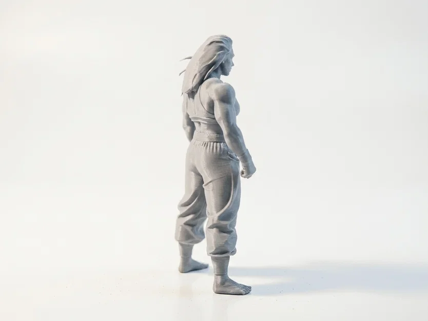 Mô hình nữ chiến binh siêu khỏe mạnh (Superstrong Lady Fighter) - File in 3D - Image 3