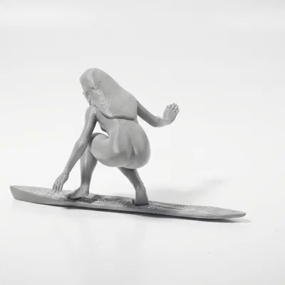 Mô hình tượng nữ vận động viên lướt sóng 3D in ấn nghệ thuật