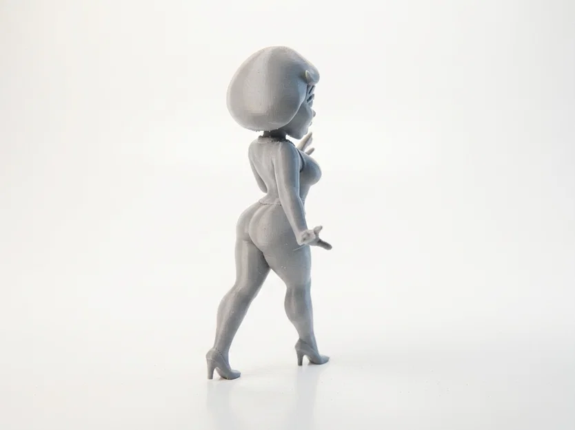 Mô hình tượng nữ nhân vật biểu cảm ngạc nhiên - File in 3D - Image 3