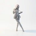 Mô hình tượng nữ Suspender Lady – Tượng nữ 3D in ấn chi tiết - Thumbnail 2
