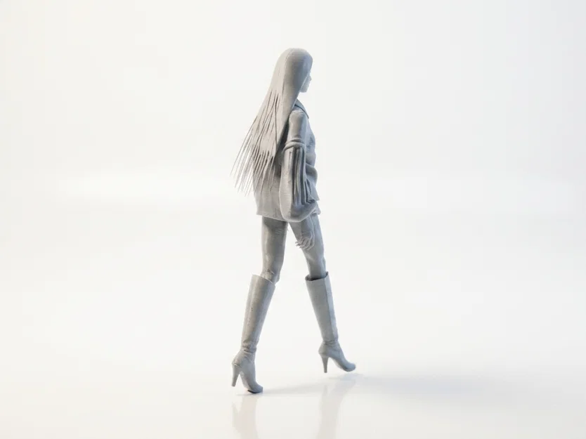 Mô hình cô gái mặc áo len (Sweater Girl) thời trang - File in 3D - Image 3