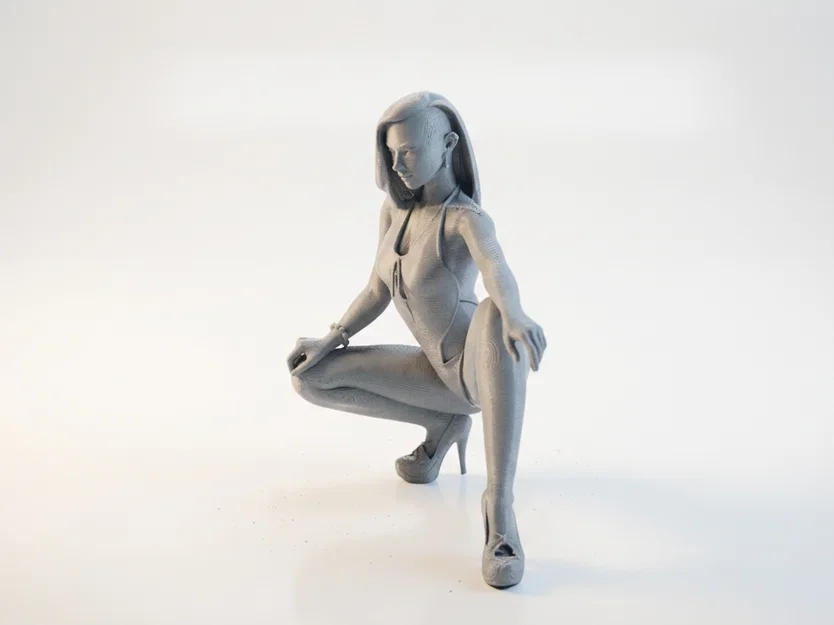Mô hình tượng nữ dáng bikini 3D - File in STL - Image 1