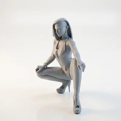 Mô hình tượng nữ dáng bikini 3D - File in STL