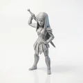 Mô hình Nữ Chiến Binh Cầm Kiếm - Tượng 3D in ấn chi tiết - Thumbnail 1