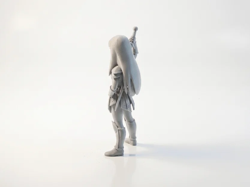Mô hình Nữ Chiến Binh Cầm Kiếm - Tượng 3D in ấn chi tiết - Image 4
