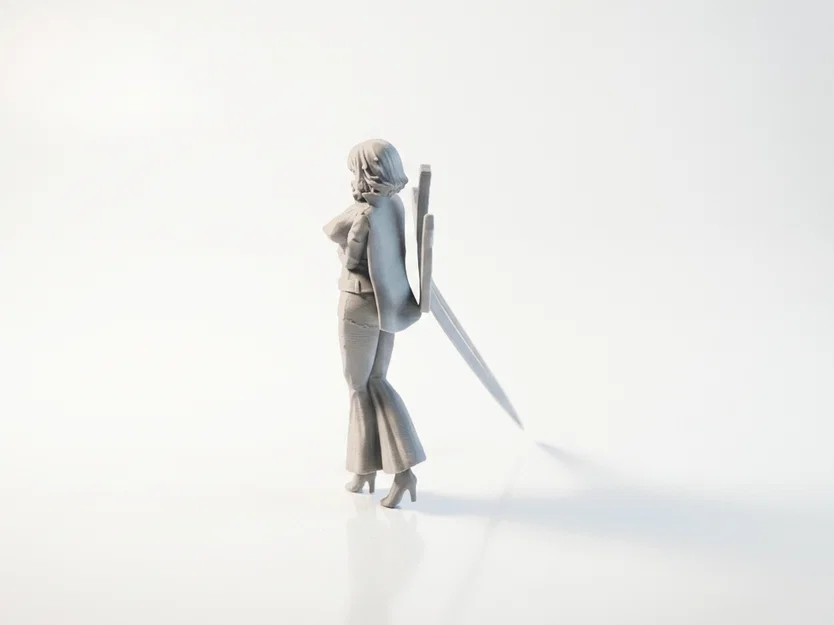 Mô hình 3D Nữ Chiến Binh Anime Tailor Babe - Image 4