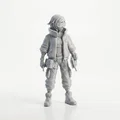 Mô hình nhân vật nữ phong cách Tech Girl in 3D - Thumbnail 2