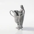 Mô hình tượng nữ nghệ thuật Teacup Lady - Tệp in 3D - Thumbnail 1