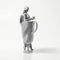 Mô hình tượng nữ nghệ thuật Teacup Lady - Tệp in 3D - Thumbnail 3