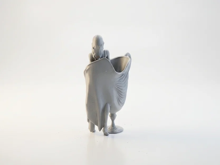 Mô hình tượng nữ nghệ thuật Teacup Lady - Tệp in 3D - Image 4