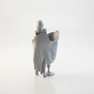 Mô hình tượng nữ nghệ thuật Teacup Lady - Tệp in 3D