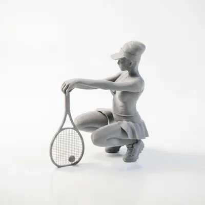 Mô hình 3D Nữ Vận Động Viên Quần Vợt - Tennis Babe