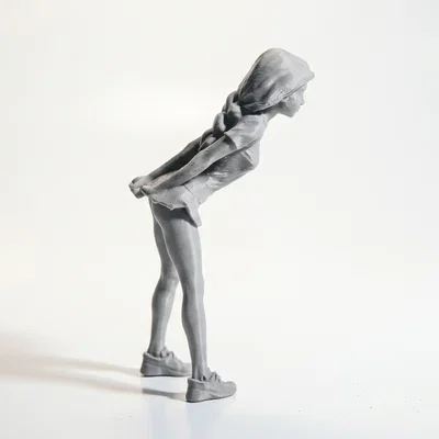 Mô hình nữ vận động viên quần vợt 3D in ấn nghệ thuật