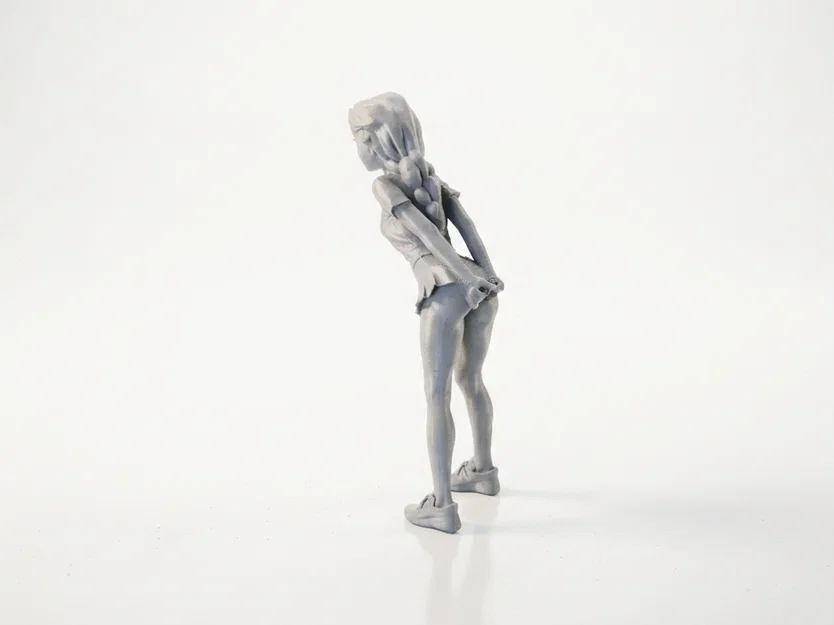 Mô hình nữ vận động viên quần vợt 3D in ấn nghệ thuật - Image 4