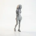 Mô hình 3D nữ vận động viên quần vợt xinh đẹp - File STL in 3D - Thumbnail 2