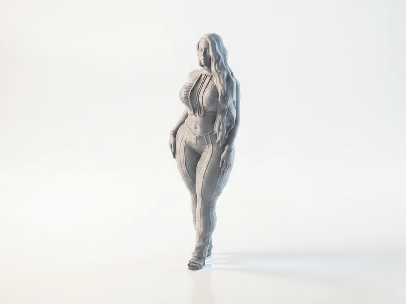 Mô hình Figurine Phụ Nữ Đường Cong Quyến Rũ - File STL In 3D - Image 1