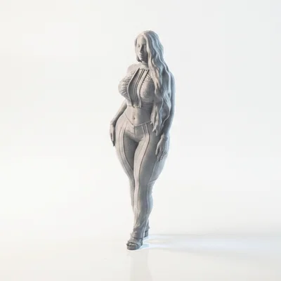 Mô hình Figurine Phụ Nữ Đường Cong Quyến Rũ - File STL In 3D