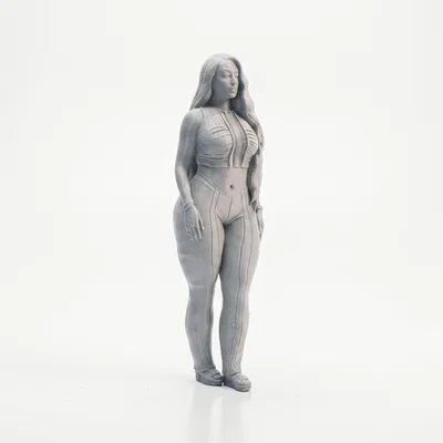 Mô hình Figurine Phụ Nữ Đường Cong Quyến Rũ - File STL In 3D