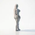 Mô hình Figurine Phụ Nữ Đường Cong Quyến Rũ - File STL In 3D - Thumbnail 3
