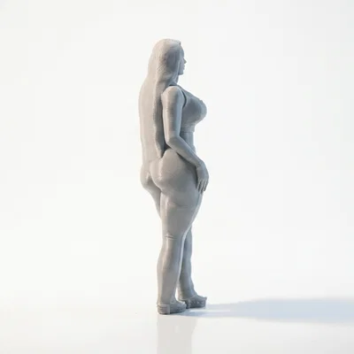 Mô hình Figurine Phụ Nữ Đường Cong Quyến Rũ - File STL In 3D
