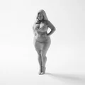 Mô hình tượng nữ Thick Lady – Tệp STL in 3D nghệ thuật - Thumbnail 1