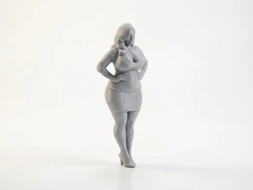 Mô hình tượng nữ Thick Lady – Tệp STL in 3D nghệ thuật - Image 2